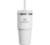 Stanley Quencher H2.0 FlowState - Vaso aislado al vacío de acero inoxidable con tapa y popote para agua, té helado o café, batidos y más, Frost, 14 onzas