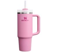 STANLEY Quencher H2.0 FlowState - Vaso aislado al vacío de acero inoxidable con tapa y popote para agua, té helado o café, batidos y más, peonía, 30 onzas