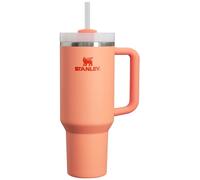 Stanley Quencher H2.0 - Vaso con asa y popote, 40 onzas, tapa giratoria de 3 vías, compatible con portavasos para viajes, taza de acero inoxidable aislada, sin BPA, nectarina
