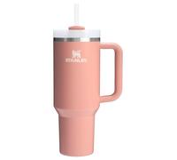 Stanley Quencher H2.0 - Vaso con mango y paja, 1200 ml, tapa Flowstate de 3 posiciones, portavasos compatible con viajes - Vaso térmico de acero inoxidable sin BPA - Sienna