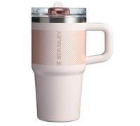 Stanley Quencher ProTour - Vaso con popote abatible con tapa a prueba de fugas, 20 onzas, popote y asa integrados, compatible con portavasos para viajes, vaso de acero inoxidable aislado, sin BPA,