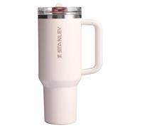 Stanley Quencher ProTour - Vaso con pajita con tapa a prueba de fugas, 1,2 l, pajita integrada y asa, soporte para vasos, compatible para viajes, vaso aislado de acero inoxidable, sin BPA, cuarzo rosa
