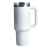 STANLEY Quencher ProTour - Vaso con tapa abatible y popote a prueba de fugas de 40 onzas | Con popote y asa incorporados | Compatible con portavasos para viajes | Vaso de acero inoxidable aislado |