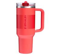 STANLEY Quencher ProTour - Vaso con tapa abatible y popote con cierre hermético de 40 oz | Con popote y asa incorporados | Compatible con portavasos para viajes | Vaso de acero inoxidable aislado |