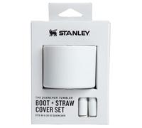 STANLEY Quencher - Tapa para bota y popote | Protector de silicona antideslizante para vasos de 20 y 30 onzas con asa | Juego de accesorios para vaso de acero inoxidable | Piedra pálida