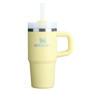 Stanley Quencher - Vaso H2.0 con asa y popote, 14 onzas, tapa Flowstate de 3 posiciones, soporte para vasos compatible para viajes, vaso de acero inoxidable aislado, sin BPA, pomelo
