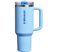 Stanley Quencher - Vaso H2.0 con asa y popote, 40 onzas, tapa Flowstate de 3 posiciones, portavasos compatible para viajes, vaso de acero inoxidable aislado, sin BPA, color aciano brillante