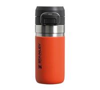 Stanley Quick Flip Botella Agua Acero Inoxidable 0.47L - Cantimplora Mantiene Frío 7 Horas - Anti-Fugas - Water Bottle Sin BPA - Compatible con Portavasos - Apta Para Lavavajillas - Tigerlily Plum