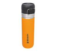 STANLEY Quick Flip Botella Agua Acero Inoxidable 0.71L - Cantimplora Mantiene Frío 12 Horas - Anti-Fugas - Water Bottle Sin BPA - Compatible con Portavasos - Apta Para Lavavajillas - Saffron