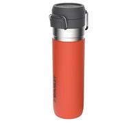 Stanley Quick Flip Botella Agua Acero Inoxidable 0.71L - Cantimplora Mantiene Frío 12 Horas - Anti-Fugas - Water Bottle Sin BPA - Compatible con Portavasos - Apta Para Lavavajillas - Tigerlily Plum