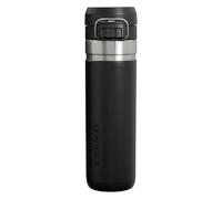 Stanley Quick Flip Botella Agua Acero Inoxidable 24OZ - Cantimplora Mantiene Frío 7 Horas - Anti-Fugas - Water Bottle Sin BPA - Compatible con Portavasos - Apta Para Lavavajillas - Black 2.0