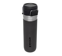 Stanley Quick Flip Botella Agua Acero Inoxidable 0.71L - Cantimplora Mantiene Frío 12 Horas - Anti-Fugas - Water Bottle Sin BPA - Compatible con Portavasos - Apta Para Lavavajillas - Charcoal