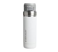 STANLEY Quick Flip Botella Agua Acero Inoxidable 1.06L - Cantimplora Mantiene Frío 18 Horas - Anti-Fugas - Water Bottle Sin BPA - Compatible con Portavasos - Apta Para Lavavajillas - Frost