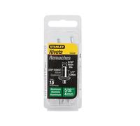 Stanley® Remaches De Aluminio Largos 4 X 12Mm Paquete De 15 STA1PAA58