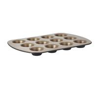 Stanley Rogers Ceramabake - Mini bandeja para magdalenas de 12 tazas, sartén de cerámica antiadherente saludable sin PFAS, PFOA, PTFE, cadmio y plomo, ideal para cupcakes, mini pasteles, magdalenas y
