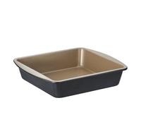 Stanley Rogers Ceramabake - Molde cuadrado de cerámica antiadherente saludable de 20 x 20 x 5 cm, hornear sin PFAS PTFE PFOS PFOA cadmio y plomo, ideal para brownies, pasteles y horneado diario
