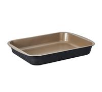 Stanley Rogers Ceramabake - Sartén para asar 33 x 23 x 5,5 cm - Bandeja de horno de cerámica antiadherente saludable, hornear sin PFAS, PTFE, PFOS, PFOA, cadmio ni plomo. Ideal para verduras y asados