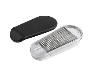 Stanley Rogers Rallador de Parmesano con Caja de Frescura - Versátil y Práctico - Rallador para Parmesano y todo tipo de quesos con bandeja recogedora y tapa de silicona