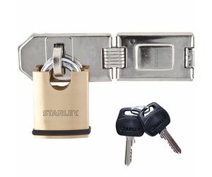 STANLEY S742-009 candado de seguridad de latón macizo 50 mm