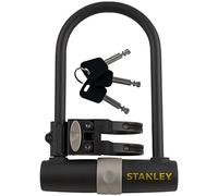 Stanley S755-201 - Candado para bicicleta en forma de U, 3 llaves (14 x 247 mm)