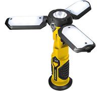 Stanley SAT3S-Luz de Trabajo satelital LED Recargable de 300 lúmenes con Cargador de alimentación USB, Amarillo