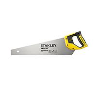 Stanley 2-15-595 - Serrucho JetCut de corte fino 450 mm, 11 dientes/pulgada, Hoja de acero, Mango bimaterial, Trazado a 45° y 90º