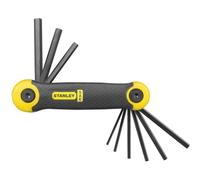 STANLEY Set de Llaves Allen Plegables Imperiales, 9 Piezas (5/64 - 1/4 in)