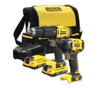Stanley SFMCK465D2S Set Taladros Vehículos 2 Batería 18V 2Ah Destornillador