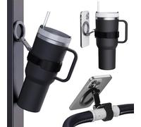Stanley - Soporte magnético para teléfono, botella de agua con correa de velcro para vasos Stanley, Yeti, Owala, gimnasio, cochecito y viaje universal para iPhone y Android de 16 a 60 onzas