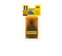 STANLEY STA27030-XJ - Juego de 5 hojas HCS/HSS. Para distintos cortes en madera <60mm y cortes en metal 0.8mm-4mm