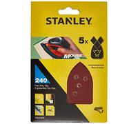 STANLEY STA31019-XJ - 5 Hojas de lija Grano 240.