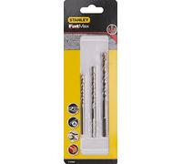 STANLEY STA58680-QZ - 3 brocas para piedra con vástago de 3 caras 5, 6, 8mm