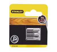 STANLEY STA61023-XJ - 3 puntas Philips Ph1, Ph2 y Ph3 25mm