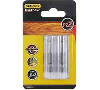 Stanley STA62181-XJ 2pieza(s) punta de destornillador - Puntas de destornillador (2 pieza(s), Pozidriv, PZ2, 5 cm, Hexagonal)