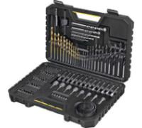Stanley Juego de 100 Piezas para Taladrar y Atornillar STA7205-XJ - Brocas y Puntas con Estuche