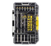 STANLEY STA88554-XJ - Juego de puntas para atornillar de impacto y brocas para metal STANLEY® FATMAX® de 19 piezas