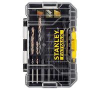 STANLEY STA88561-XJ - Juego de brocas para mampostería, metal y madera STANLEY® de 14 piezas