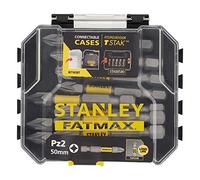 STANLEY STA88572-XJ - Caja de almacenamiento de 10 puntas sueltas de impacto Pz2 STANLEY® FATMAX®, de 50mm