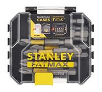 STANLEY STA88573-XJ - Caja de almacenamiento de 10 puntas sueltas de impacto PH2 STANLEY® FATMAX®, de 50mm