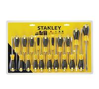 STANLEY STHT0-60213 Essential - Juego de destornilladores (20 unidades), color amarillo