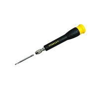 Stanley STHT0-62633 - Juego destornillador de precisión. 16 puntas intercambiables. Planas 1, 1.2, 1.5, 1.8, 2, 2.5. Phillips PH000 y PH00. Torx T5, T6, T7 y T8. Hexagonales 0.9, 1.3, 1.5 y 2