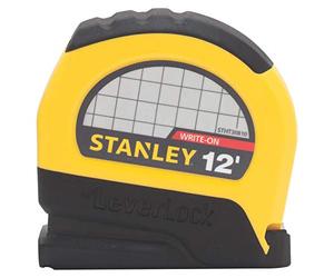 Stanley STHT30810 regla de cinta de bloqueo de palanca, 12 pies x 1/2 pulgadas