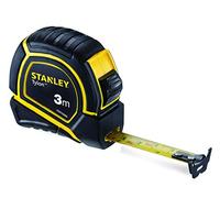 STANLEY STHT43066-12 Tylon - Cinta métrica de 3 m, hoja de 13 mm de ancho, funda de goma resistente a los impactos, gancho de doble extremo, agarre antideslizante, mecanismo de retracción de cuchilla