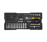 STANLEY STMT1-74175 - Juego de 60 piezas y llaves de vaso de 1/4"
