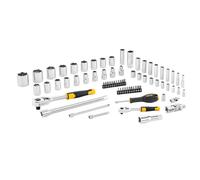 Stanley Juego de llaves de vaso STMT82831-1 – 72 piezas, vasos 6 puntas 1/4" y 1/2" (5,5-14 y 8-32 mm)