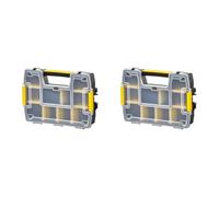 STANLEY STST1-70720 Organizador SortMaster Negro y Transparente (Paquete de 2)