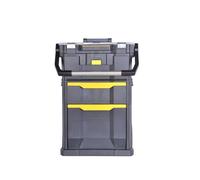 Carro de herramientas modular 2 en 1 STANLEY con caja de herramientas y organizador, capacidad de 59 litros