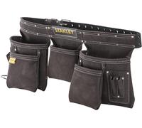 Stanley STST1-80113 Cinturón de herramientas de cuero doble