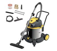 STANLEY SXVC50XTDE Aspirador Multiuso de sólidos y líquidos con Toma para Herramientas eléctricas integrada (1600 W, 50 l)