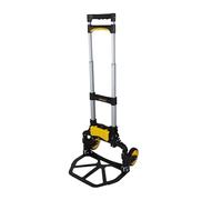 Stanley Carretilla plegable de mano SXWTD-FT501 60 kg con clip para cesta Plateado